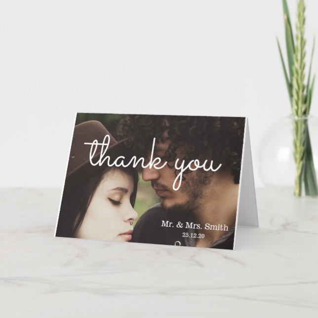 Thank you for making our wedding day so special card (Front)