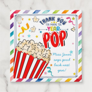 thank you for making this year pop class leaving favor tags