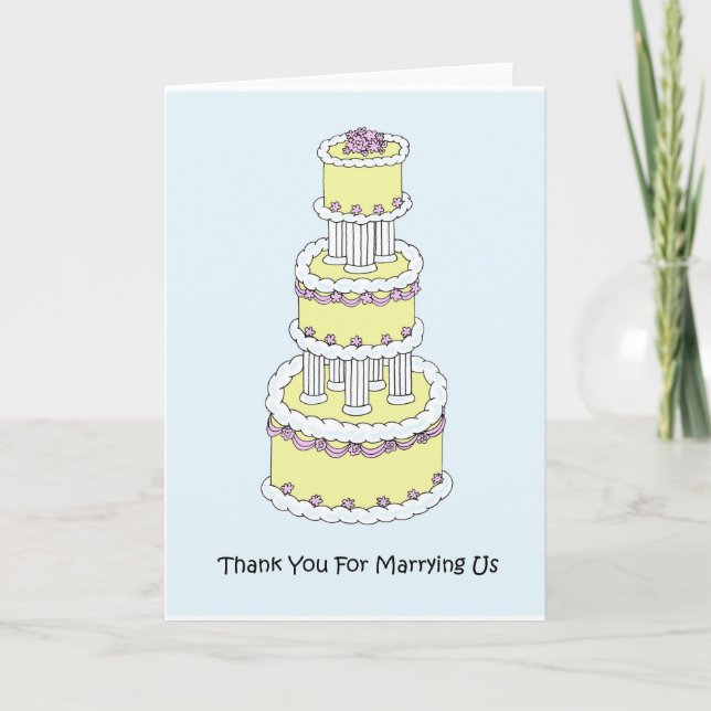 Thank You for Marrying Us Card (Front)