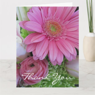 Thank You for medical care-Floral/Personalize Card