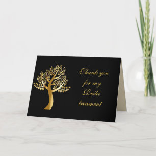 Thank you for my Reiki treatment Card