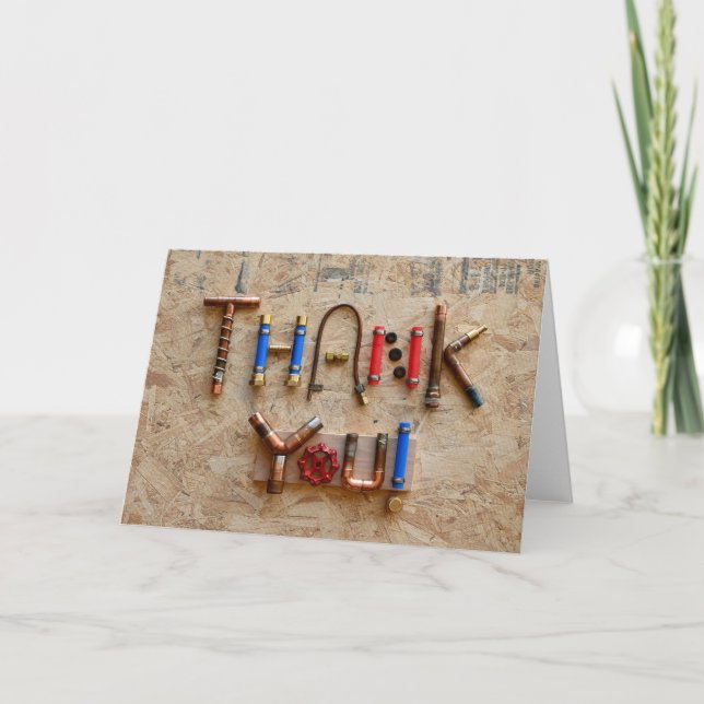Thank You for Plumbers Card (Front)