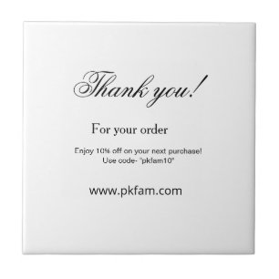 Thank you for purchase pink family business detail ceramic tile