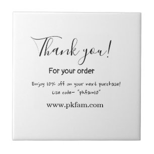 Thank you for purchase pink family business detail ceramic tile
