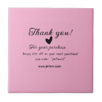 Thank you for purchase pink family business detail