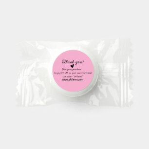 Thank you for purchase pink family business detail life saver® mints