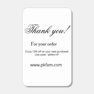 Thank you for purchase pink family business detail matchboxes