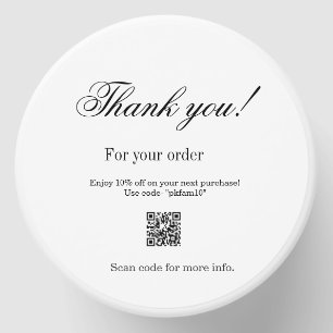 Thank you for purchase pink family business detail mini candle favors