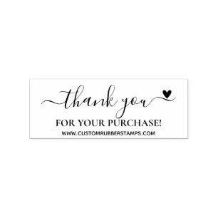 Thank you for purchase small business rubber stamp