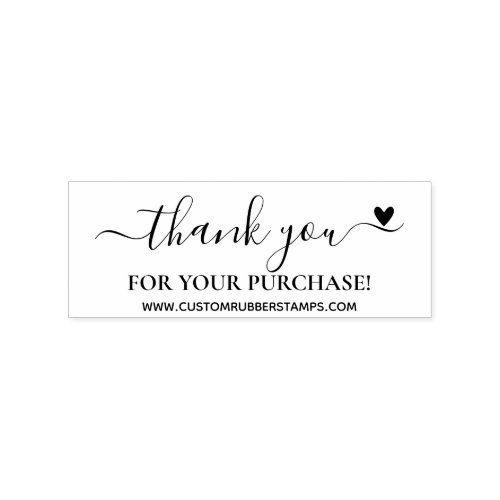 Thank you for purchase small business rubber stamp