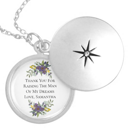 Thank you for raising the man of my dreams Gift   Locket Necklace