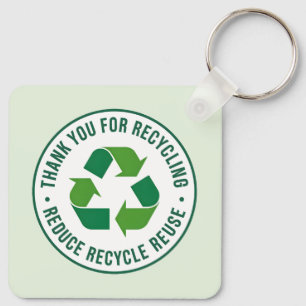 Thank you for Recycling Keychain