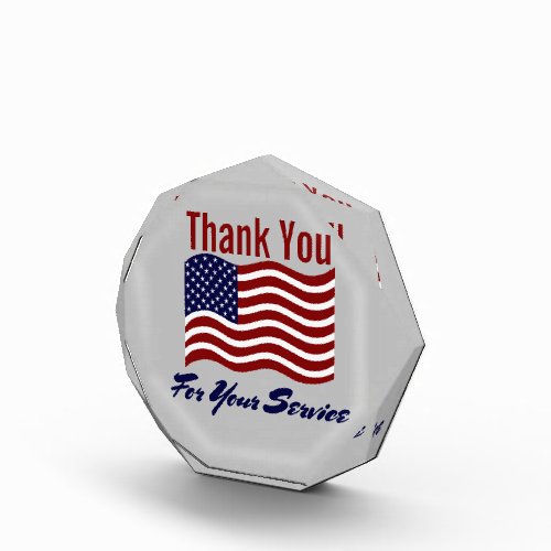 Thank You For Service American Flag