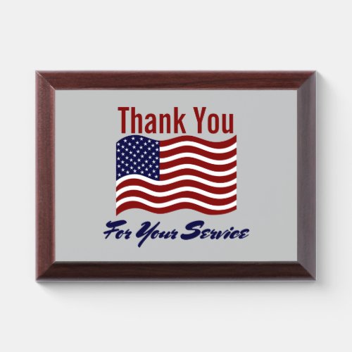 Thank You For Service American Flag