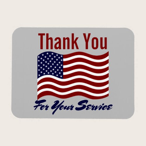 Thank You For Service American Flag Magnet Thank You For Service American Flag Magnet