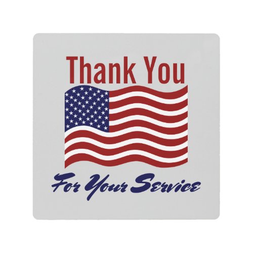 Thank You For Service American Flag