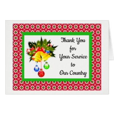 Thank You for Serving Military Christmas Cards Thank You for Serving Military Christmas Cards