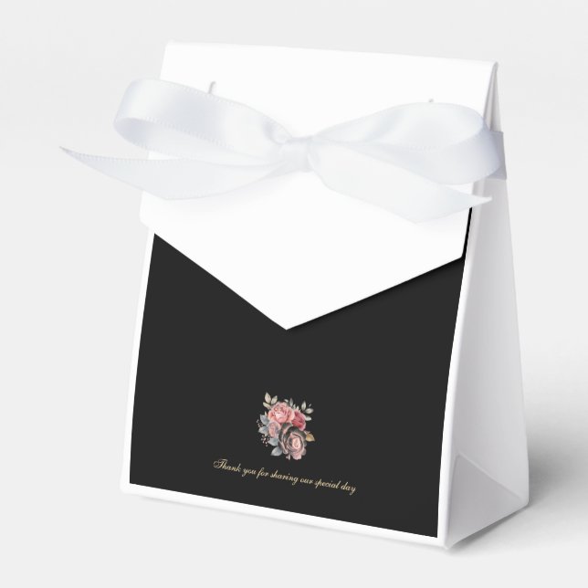 THANK YOU FOR SHARING OUR SPECIAL DAY FAVOR BOXES (Front Side)