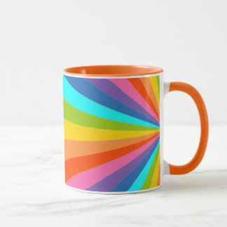 "Thank you for shining your light" Colorful Rays Mug
