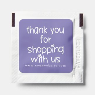 Thank You for Shopping - Custom Business Promo Hand Sanitizer Packet