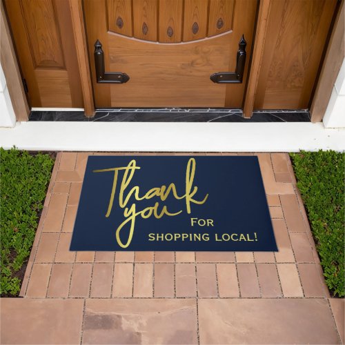 Thank You For Shopping Local Doormat