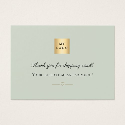 Thank You for Shopping Small Business Social Media