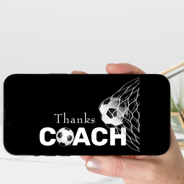 Thank You for Soccer Coach Card (Front Digital)