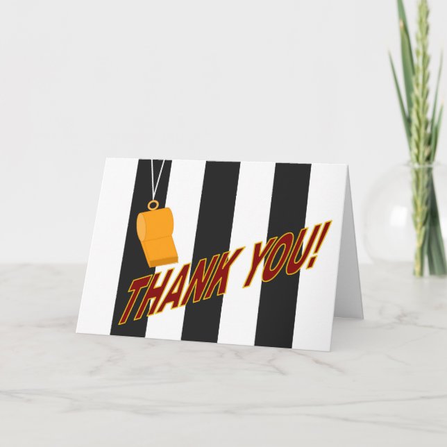 Thank You for Sports Official (Front)