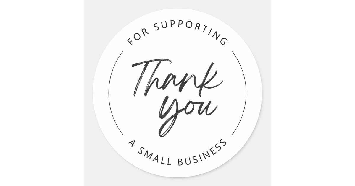 Thank you for supporting a small Business