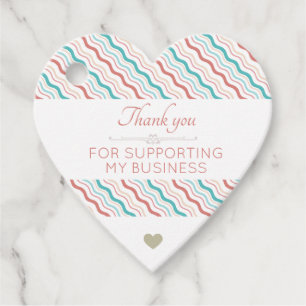 Thank you for supporting my business favor tags