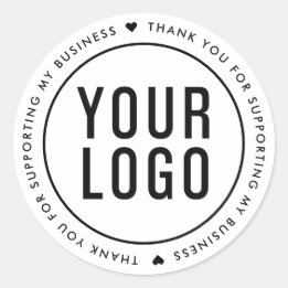 Thank You For Supporting My Business Stickers