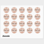 Thank you for supporting my small business classic round sticker | Zazzle