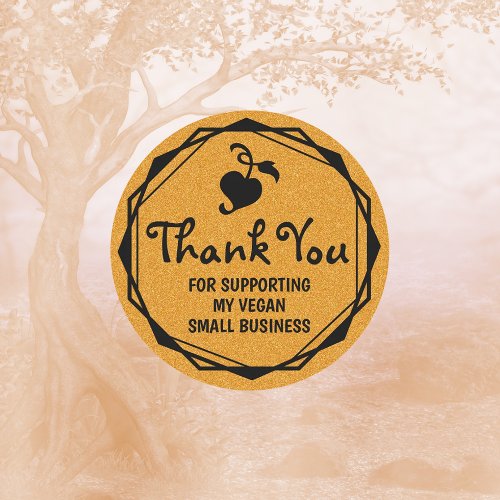 Thank You For Supporting my Small Business  Classic Round Sticker