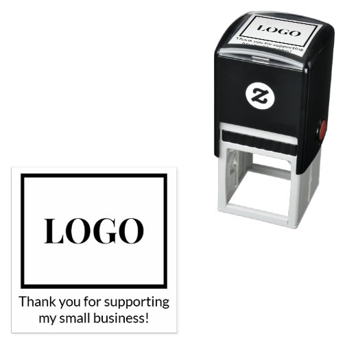 Thank You For Supporting My Small Business Logo Self_inking Stamp