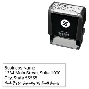 Thank You for Supporting My Small Business Return Self-inking Stamp