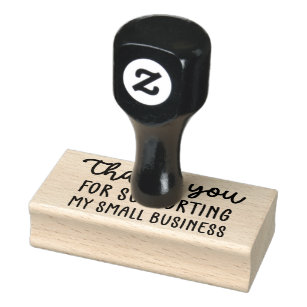 Thank You For Supporting My Small Business Rubber Stamp