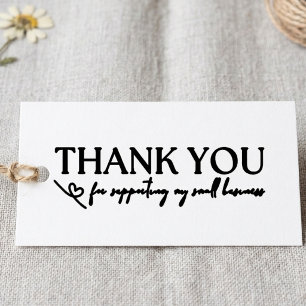 Thank You For Supporting My Small Business Script Self-inking Stamp