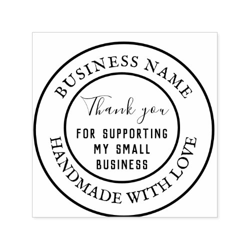 Thank You for Supporting My Small Business Self_inking Stamp