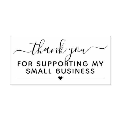 Thank You For Supporting My Small Business Self_inking Stamp