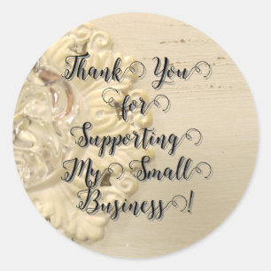 Thank You for Supporting My Small Business Sticker