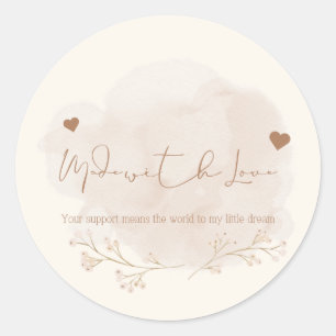 Thank You for Supporting My Small Business Sticker