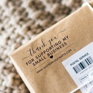 Thank You For Supporting My Small Business Website Self-inking Stamp