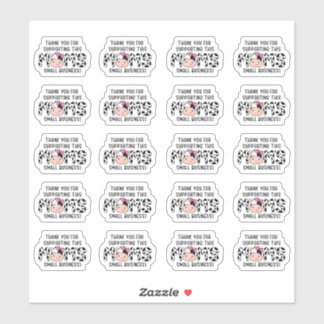 Thank You for Supporting this Mom's Small Business Sticker