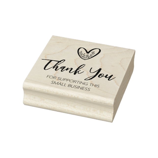 Thank You for Supporting this Small Business Rubber Stamp (Stamp)