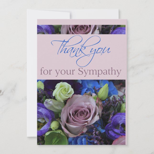 Thank you for Sympathy Card (Front)
