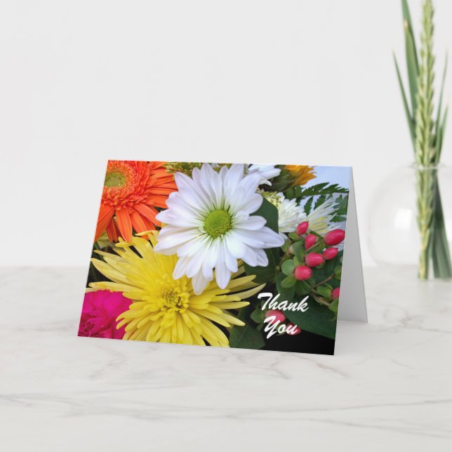 Thank You for Sympathy Floral Arrangement Card (Front)