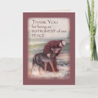 Thank You For Sympathy, St. Francis with Wolf