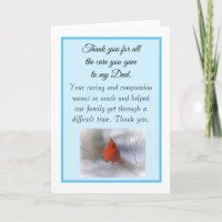 Thank You for Taking care of my Dad Nurse Doctor C