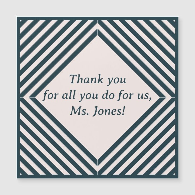 Thank You for Teacher (Front)