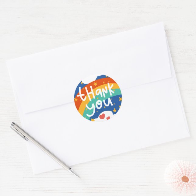 Thank You for the Colors of Kindness Sticker (Envelope)
